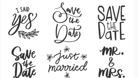 Letras para convite de casamento – Como fazer a escolha