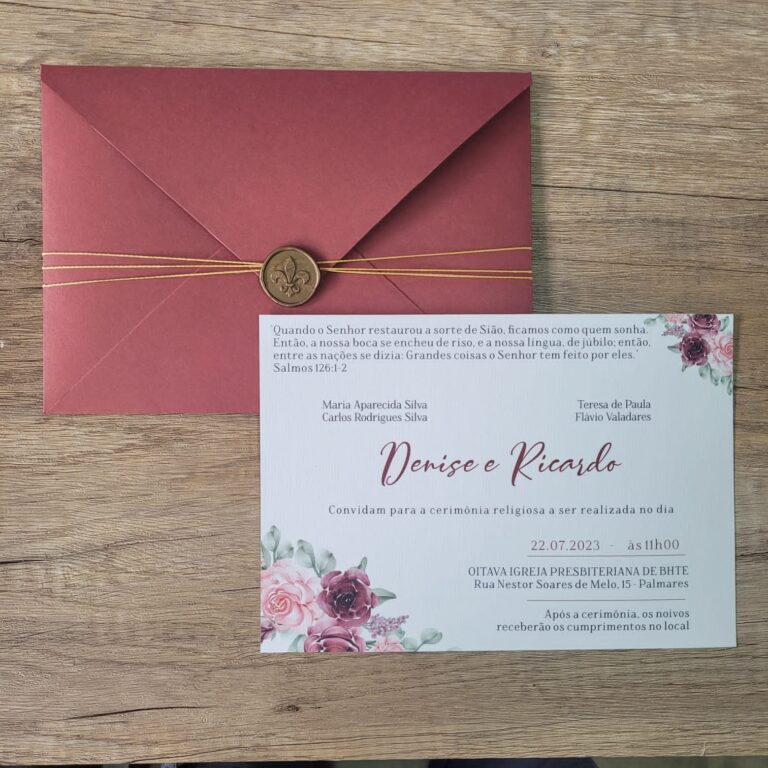 Como escolher um convite de casamento minimalista sem perder sofisticação