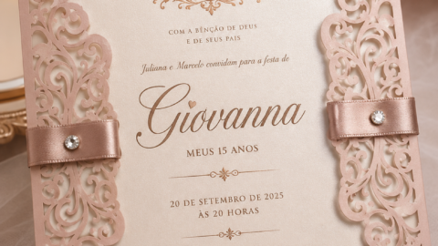 Convites para Debutantes em Belo Horizonte