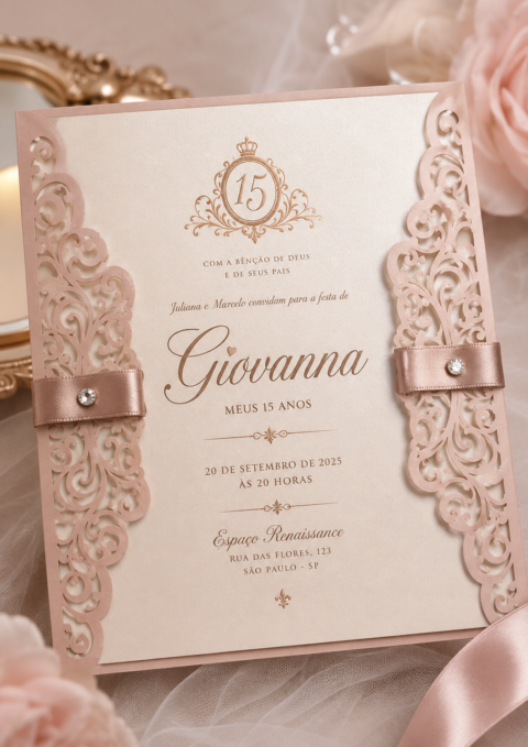 Convites para Debutantes em Belo Horizonte