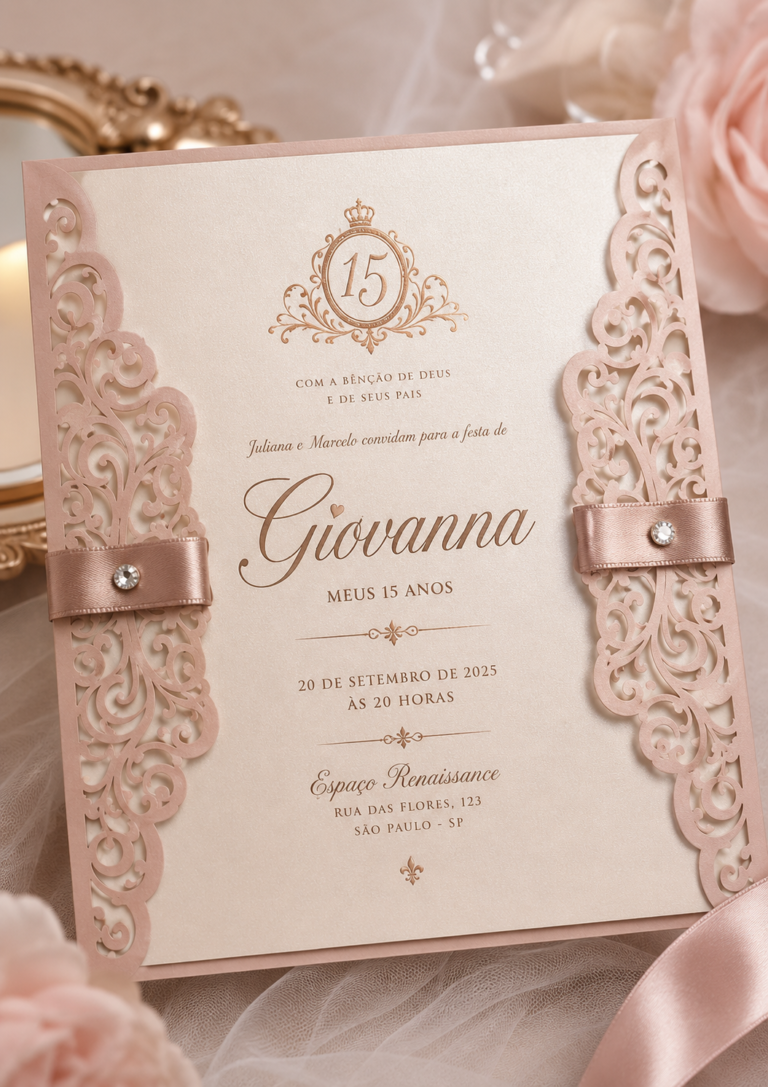 Convites para Debutantes em Belo Horizonte