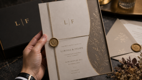 Convite de Casamento Personalizado ou Pronto: Qual Opção Realmente Valoriza o Seu Evento?