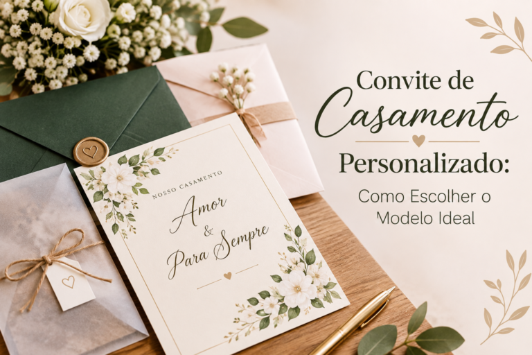 Convite de Casamento Personalizado: Como Escolher o Modelo Ideal